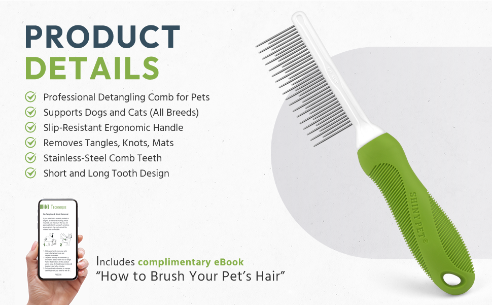 A Detangling Pet Comb for Ragdolls